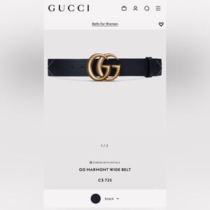 Authentic Gucci Belt in excellent condition